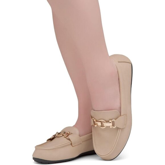 Women khaki Herstyle Penny Loafers Lightweight Walking Flats Casual Shoes - Picture 4 of 6